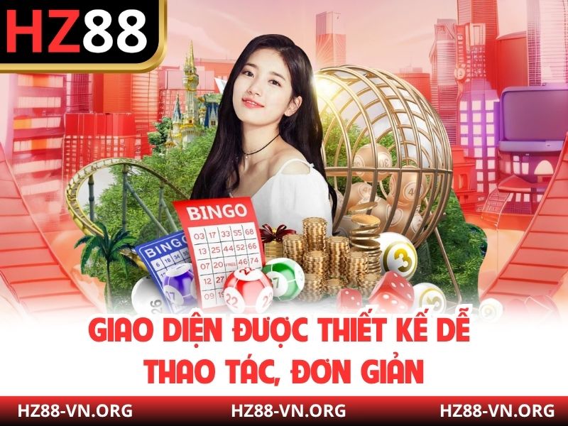 Giao diện được thiết kế dễ thao tác, đơn giản